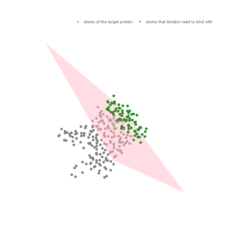 fig.1 target.pdb and atoms where binders should bind with